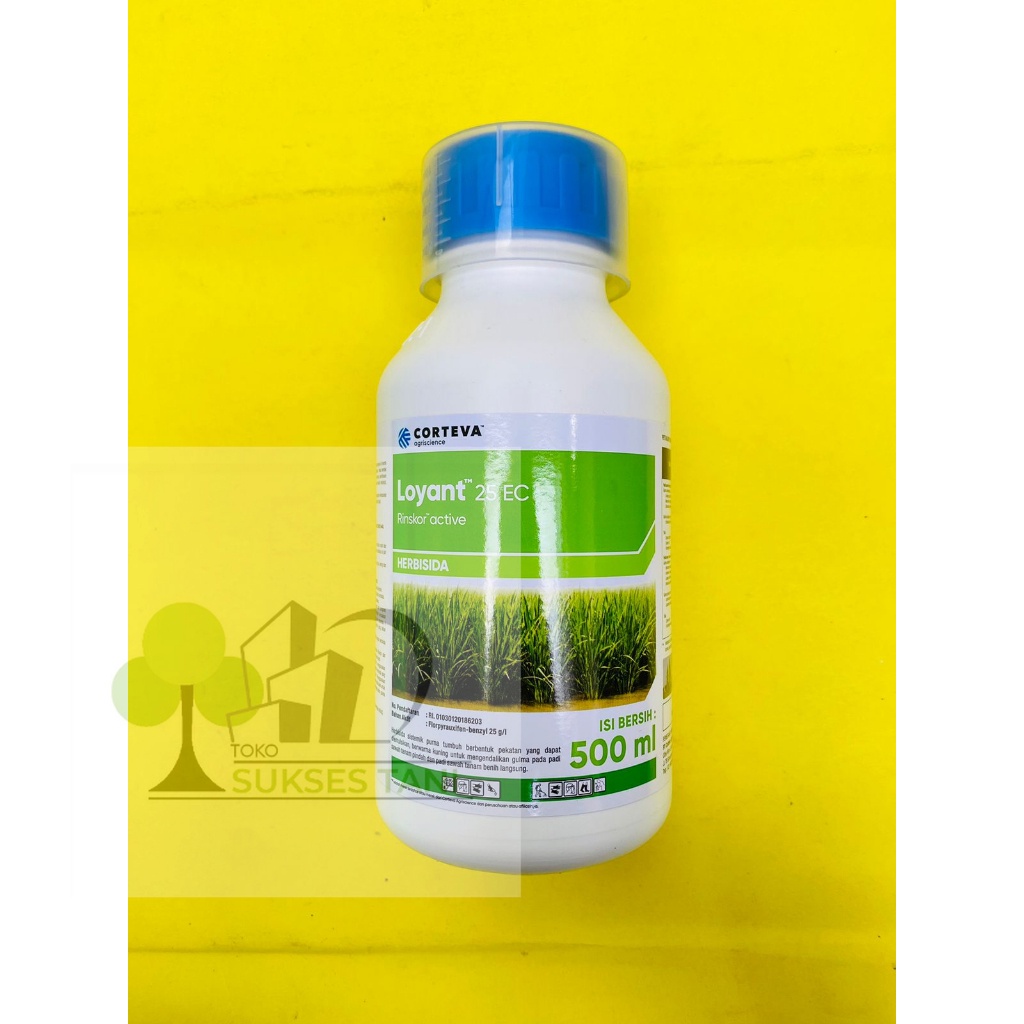 Herbisida sistemik LOYANT 25ec untuk mengendalikan gulma pada tanaman padi dari Corteva isi 500ml