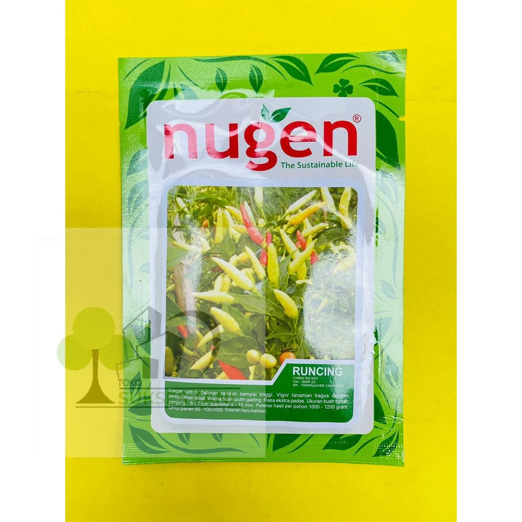 Benih Cabe Rawit RUNCING  kemasan 10gr dari NUGEN