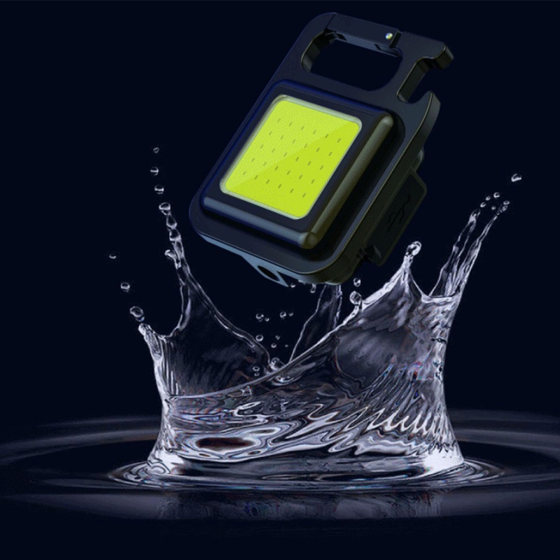 KEYCHAIN LIGHT Lampu Senter Mini LED Tahan Air Gantungan Kuci Magnet