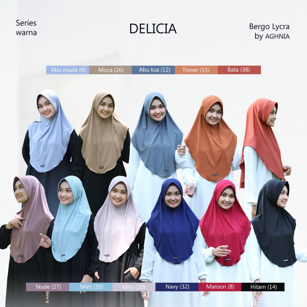 Delicia Hijab Instan Lycra by Aghnia
