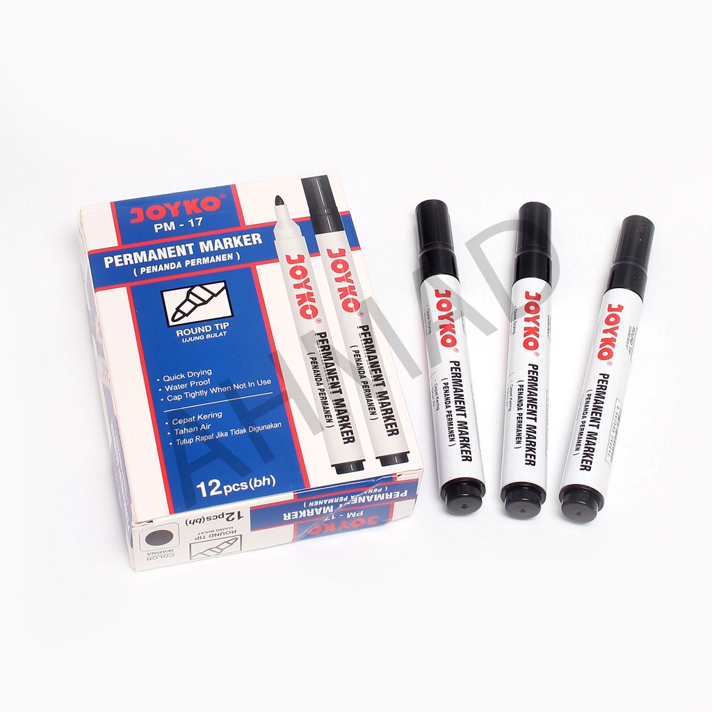 

JOYKO - Spidol Permanent Marker PM-17 Hitam - Pcs