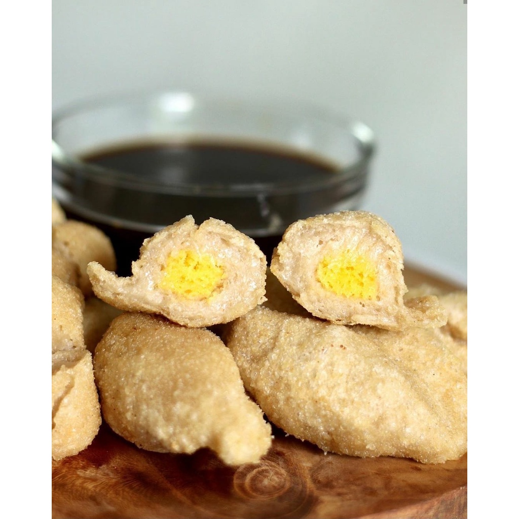 

Pempek Telur Vegan / Empek-empek Telur Vegan