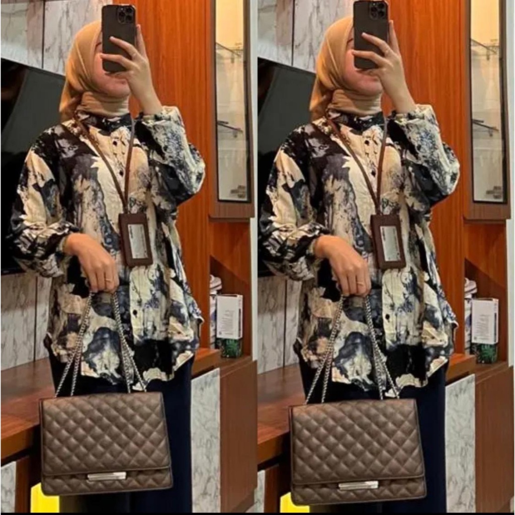 KEYSHA SET MOTIF || SETELAN WANITA RAYON || ONE SET RAYON MIX CRINGKLE KEKINIAN || RAZKARAEL