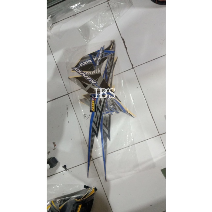 STRIPING JUPITER MX KING SILVER BIRU 2019 LIS ORI YAMAHA POLET polet