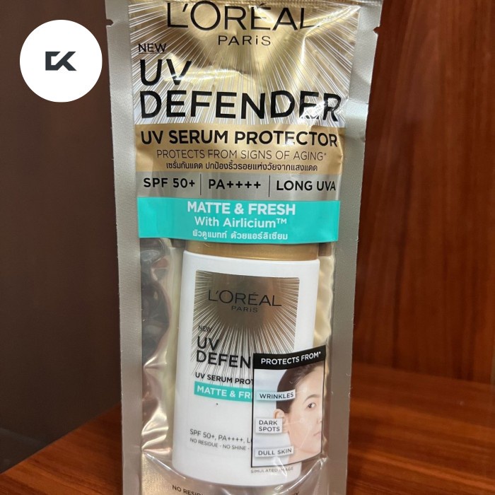 New L'Oreal Paris UV Defender UV Serum Protector Sunscreen Matte & Fresh