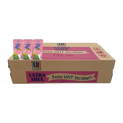

ULTRA MILK Susu UHT Stroberi 40 x 125 ml