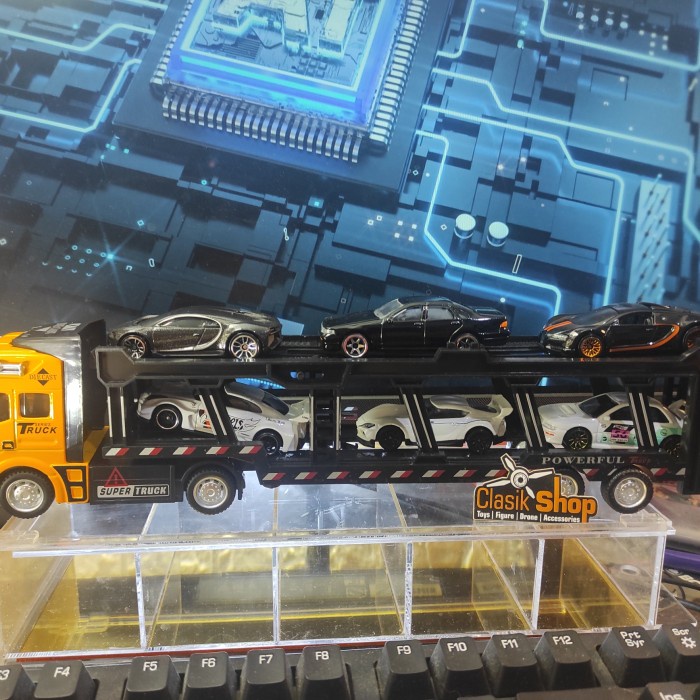 Truk Transporter bisa untuk Hot wheels Majorette Tomica
