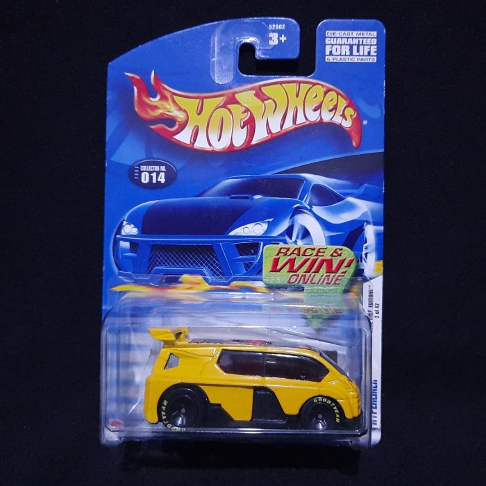 Hotwheels Hyperliner yellow Pop Offs open body