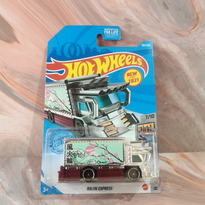 hot wheels raijin express - Biru
