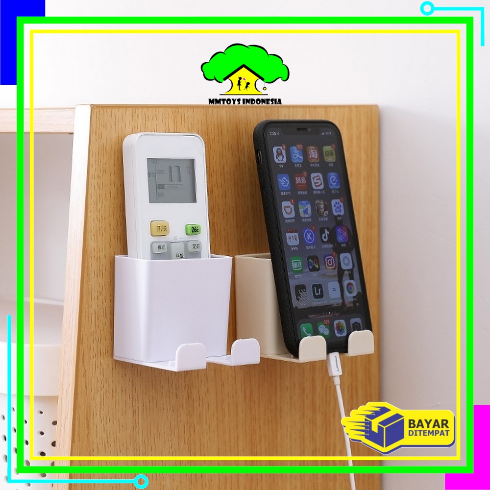 Rak handphone alker mi-c106 c238 dinding tempel kotak tempat penyimpanan hp / remote gantungan hook