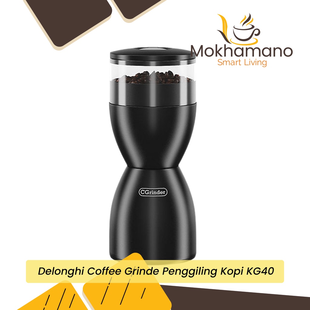 Delonghi Mesin Penggiling Kopi Coffee Grinde Machine KG40 Black