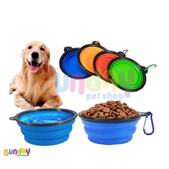 Tempat Makan Minum Lipat Portable Travel