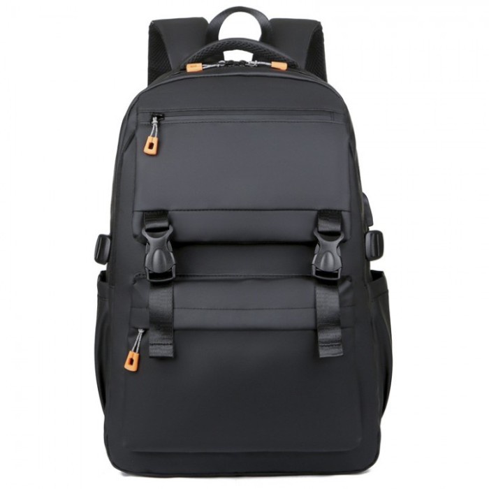 WEIXIER B5257 Backpack Travel Bag - Tas Punggung Ransel Pria - Black