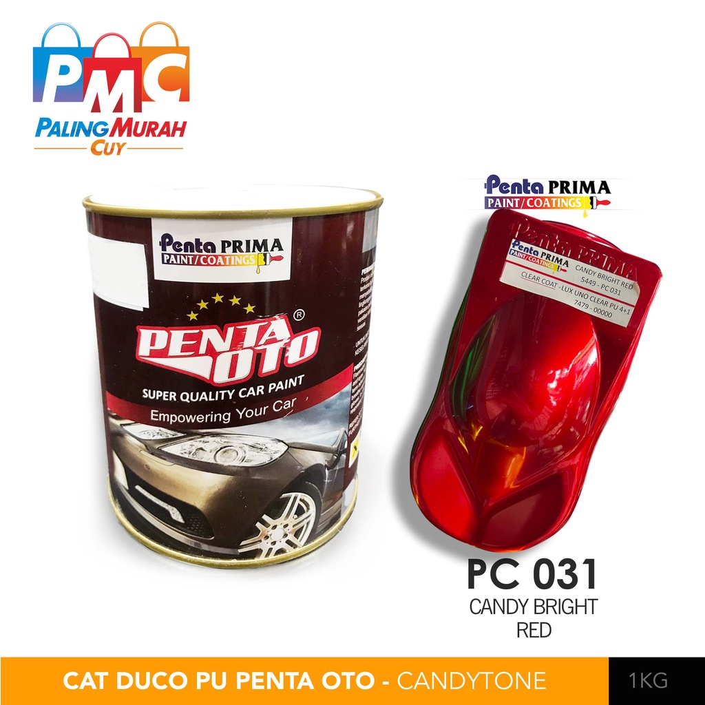 Cat Candy tone CANDY BRIGHT RED PU PENTA OTO PC 031 - BRIGHT RED