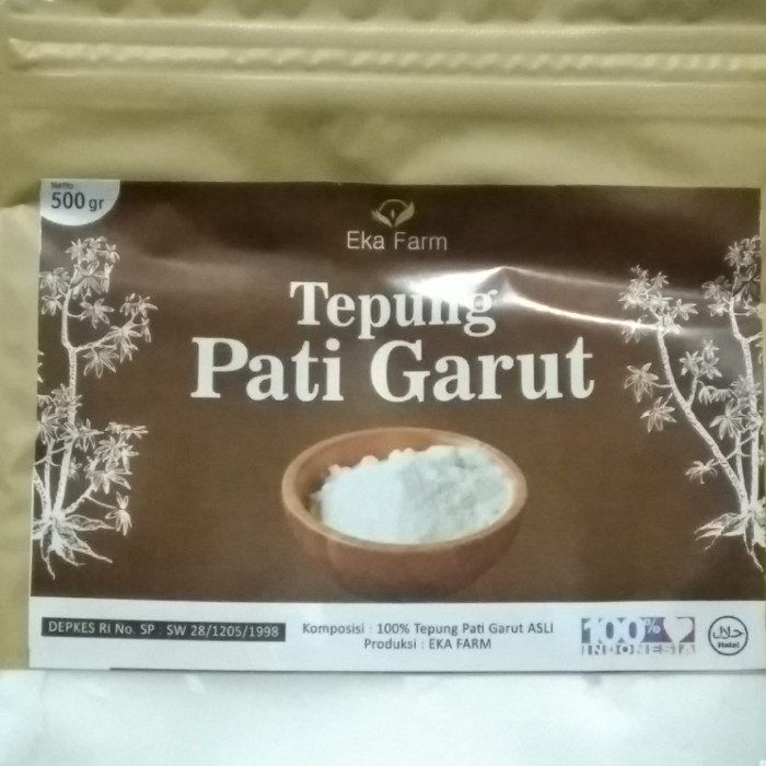 

Bisa COD Murmer Tepung Pati Garut Ekafarm 500 gr [baik u/ ibu hamil / yg sakit maag]