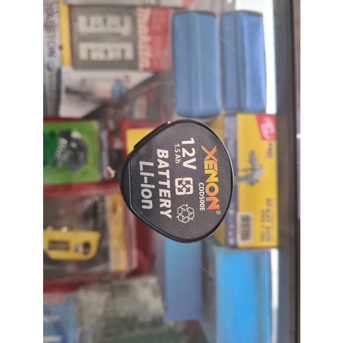 BATERAI 12V MESIN BOR CAS CORDLESS DRILL XENON CDD 500 BATERE BATTERY
