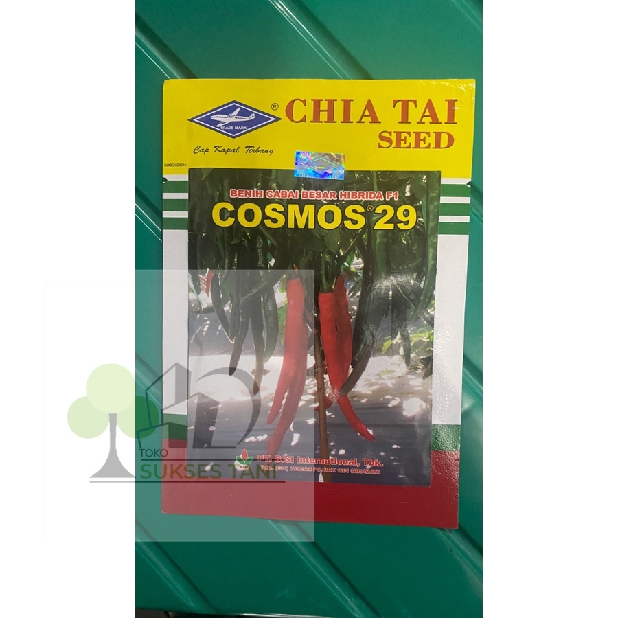 Benih Cabe Besar COSMOS 29 Hibrida F1  kemasan 10gr dari CAP KAPAL TERBANG