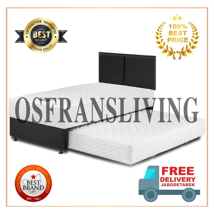 New GUHDO SPRINGBED 2 in 1 STANDARD - 100x200- HANYA KASUR SORONG BAWAH