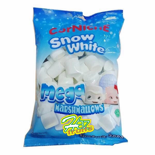 

Corniche Snow White Mega Marshmallows|Marsmellow 300g