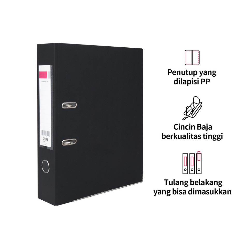 

DELI MYSTYLE BINDER BESI BINDER FILE KERTAS BUKUFILE E39596