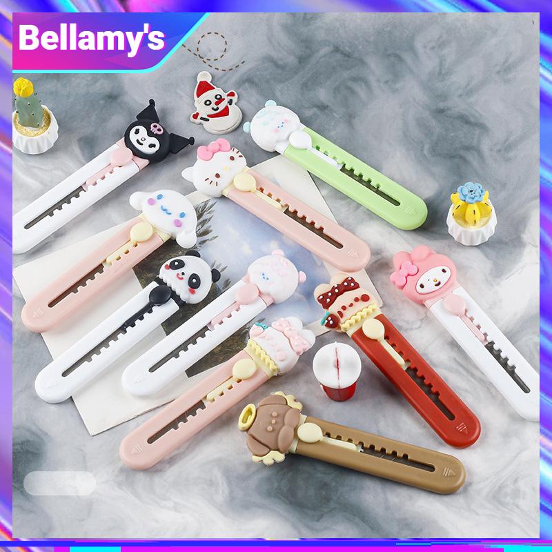 

COD ❤️ Kartun lucu pisau mini pisau pemotong kertas portabel alat tulis pisau kerajinan siswa-Bellamy's