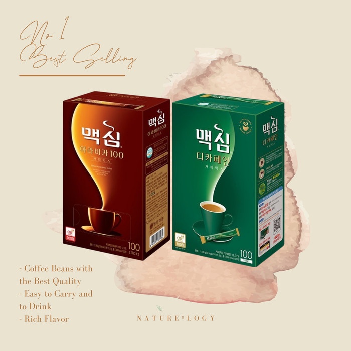 

MAXIM Arabica / Decaffeinated Korea Instant Coffee Kopi