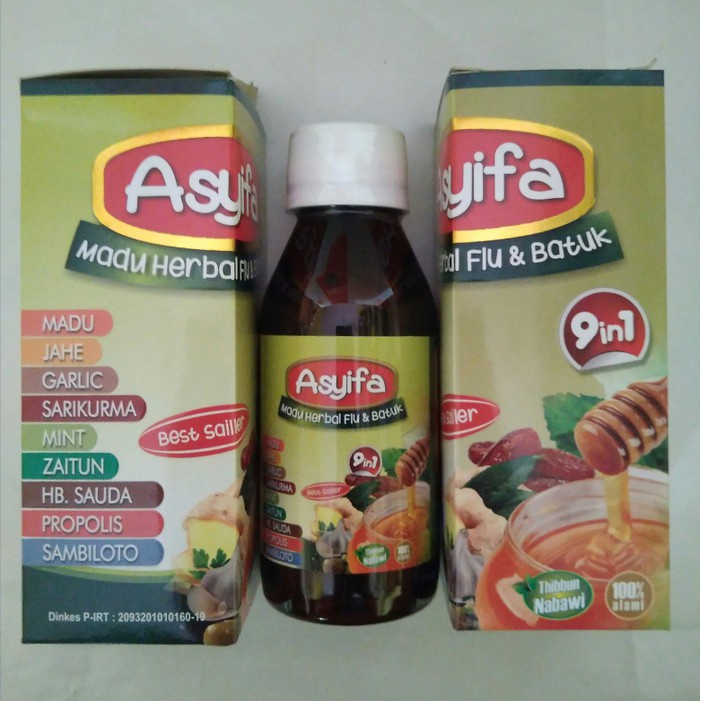 

RK60 Madu Herbal Flu dan Batuk 9 in 1 ASYIFA