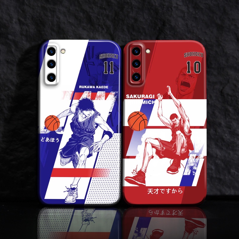 JHABIB For Samsung Case Casing Hp For Samsung Galaxy S22 Ultra 5G Fashion Film Case Slam dunk Glossy