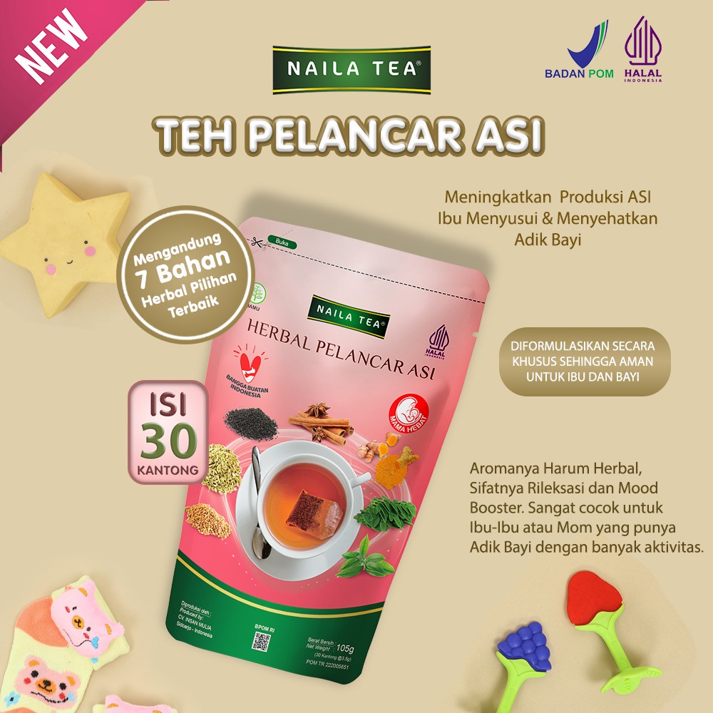 

Naila Tea ASI Booster Teh Herbal Ibu Menyusui