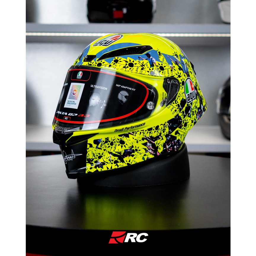 AGV Pista GPRR Misano 2 2021 Yellow