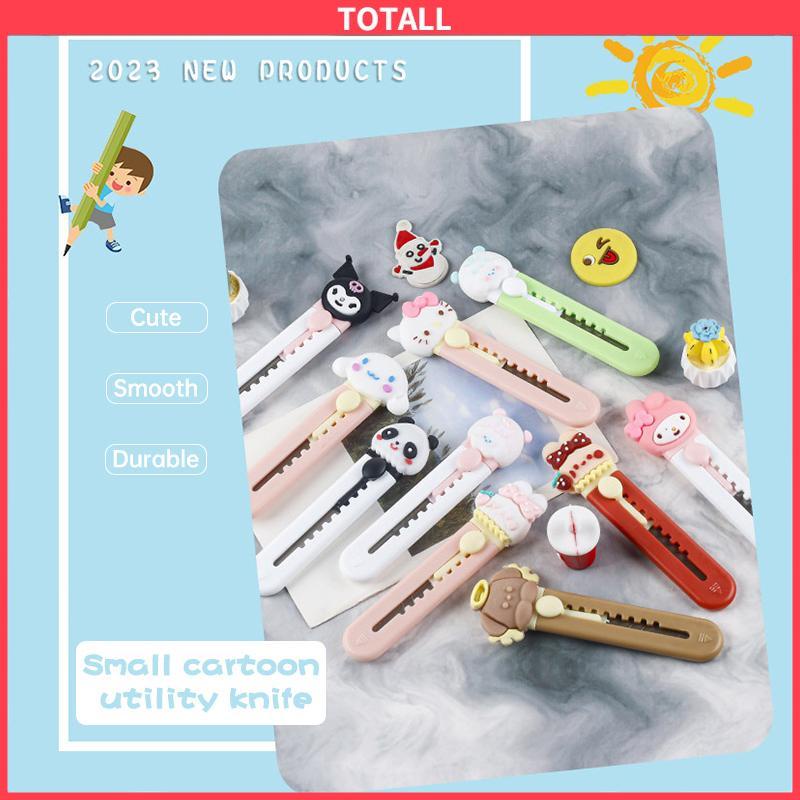 

COD Kartun lucu pisau mini pisau pemotong kertas portabel alat tulis pisau kerajinan siswa-Totall