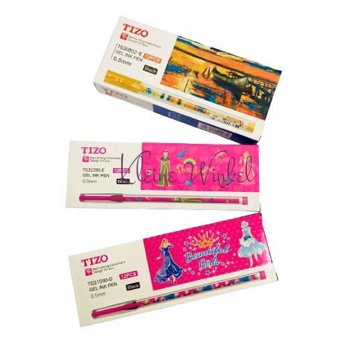 

TIZO bolpoin gel HITAM 05 mm 12 pcs
