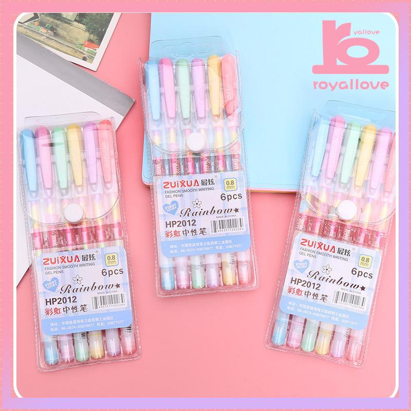 

CODRainbow Neutral Pen Creative Graffiti Highlighter Alat Tulis Stabilo Siswa-love