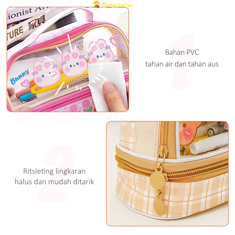 

Jual Produk Mumystation Tas Alat Tulis Transparan Berkapasitas Besar Tempat Pensil Murid Lucu Kotak