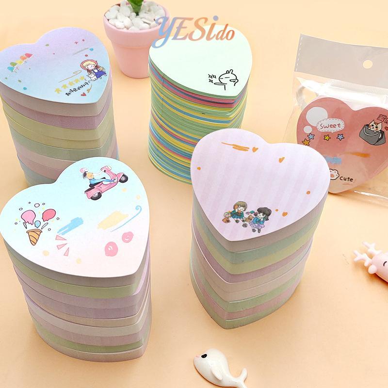 

COD✨Cinta Catatan Tempel Katering Catatan Tempel Universal Catatan Tempel Pola Kartun Catatan Tempel-YES