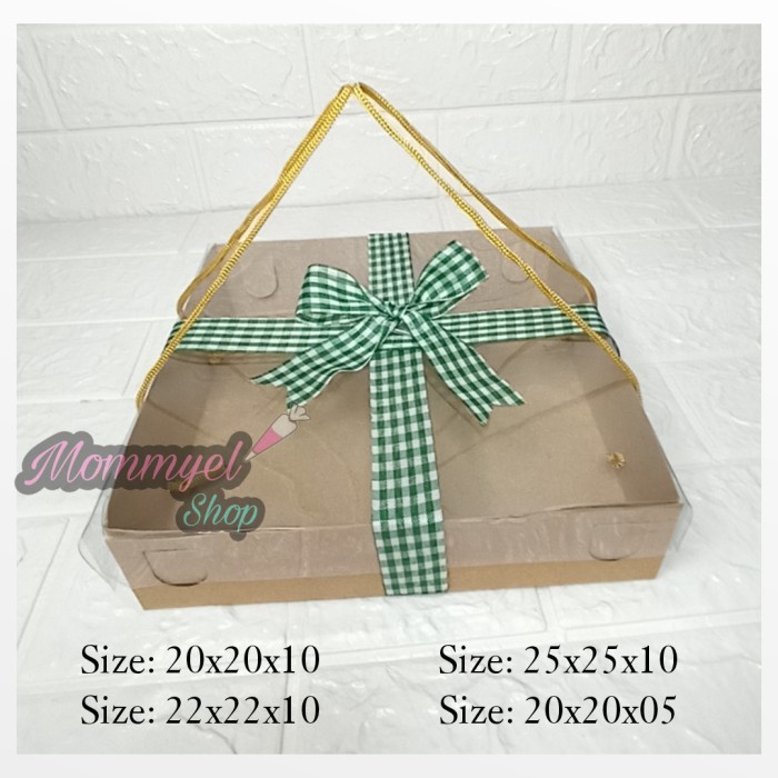 

Box Craft Mika dengan Tali , Box Cake, tidak termasuk pita