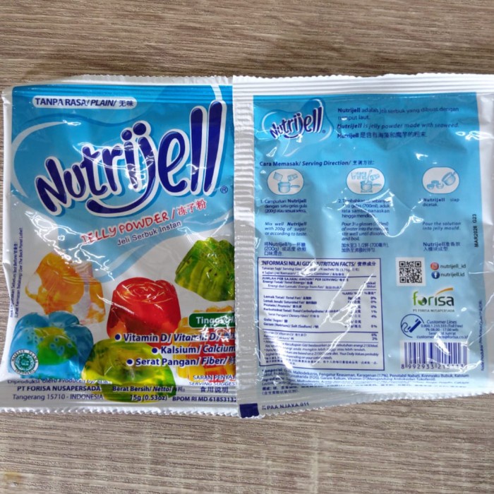 

NUTRIJELLY 15G PLAIN KONNYAKU