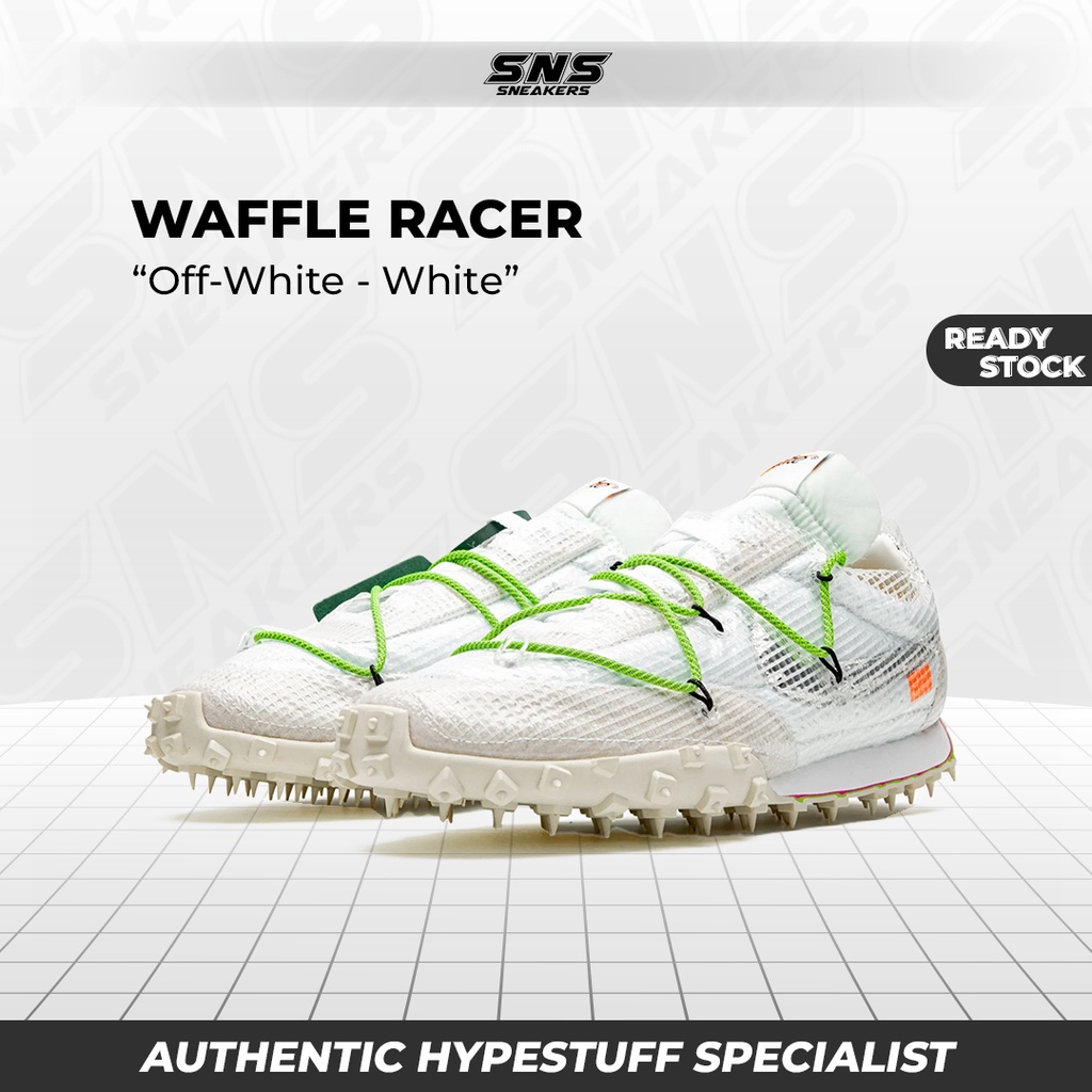 Nike Waffle Racer Off White White 100% Original Authentic