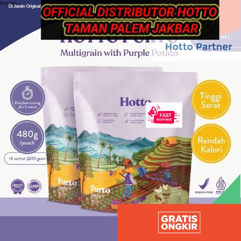 

BUNDLING 2 POUCH !! Hotto Purto Oat Multigrain with Purple Potato Isi 32 INSTAN/SAMEDAY LANGSUNG PROSES