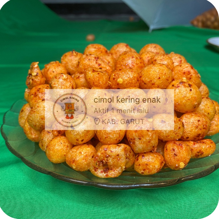 

cimol crispy pedas daun jeruk 250grm