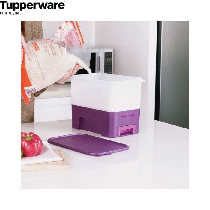 TUPPERWARE TEMPAT  BERAS BOX RICE SMART JUNIOR 5KG BELI