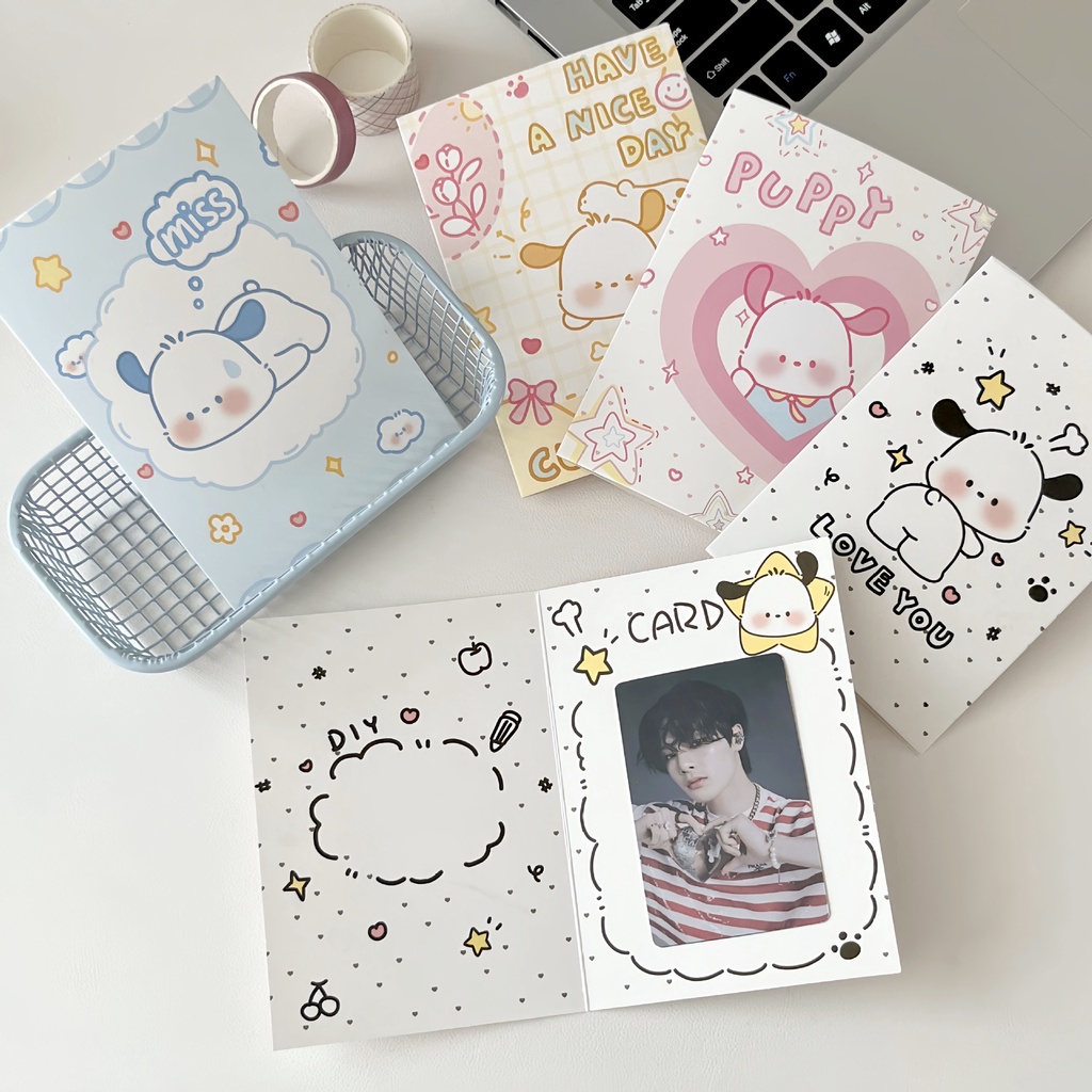 

[HARU] Pochacco Mail Card | Photocard Toploader Packaging Set | Greeting Card Kartu Ucapan