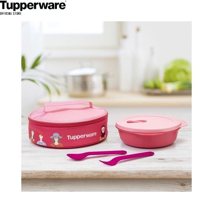 TUPPERWARE WADAH KOTAK MAKAN BEKAL PLASTIK FANCY CRYSTALWAVE BELI