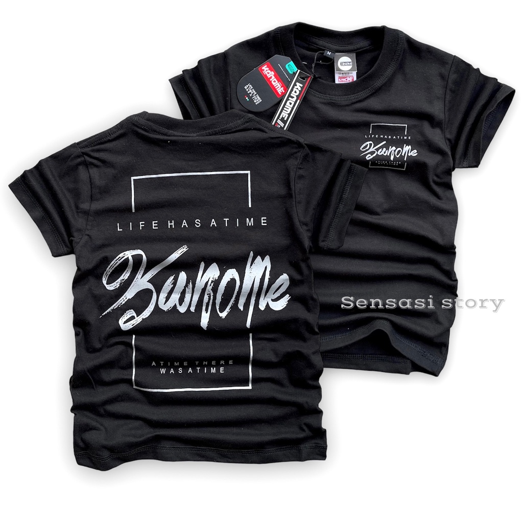 KANOME baju kaos distro anak Usia 1-12 tahun,Pakaian anak laki laki