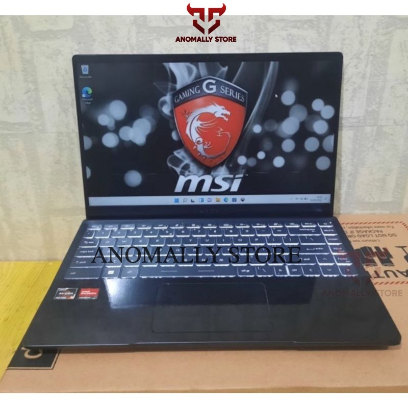 Laptop Gaming MSI Modern 14 Ryzen 5-5500U Ram 8Gb Ssd 512Gb Fullset