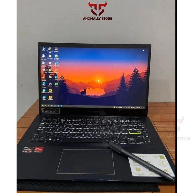 Asus Vivobook Flip Ryzen 3-4300U Ram 8Gb Sss 256Gb Fullset