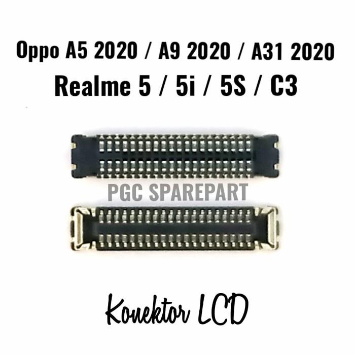 Original Konektor LCD Oppo A5 2020 A9 2020 A31 2020 Realme 5 5I 5S C3