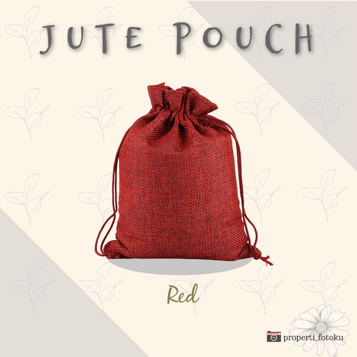 Pouch Jute size : 13 x 18 cm / Pouch Kopi / Pouch Goni