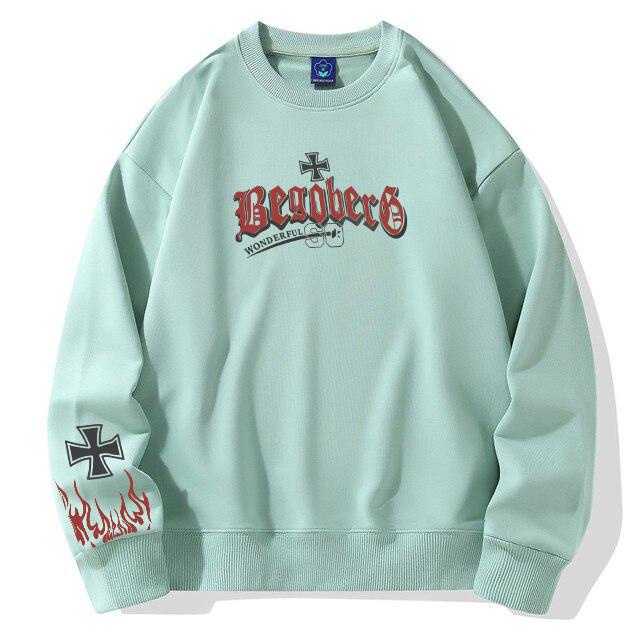 Baju Sweater OOTD Pria Cowok Kaos Switer Oblong Premium Lengan Panjang GOBERSZ Crewneck kece   sweat