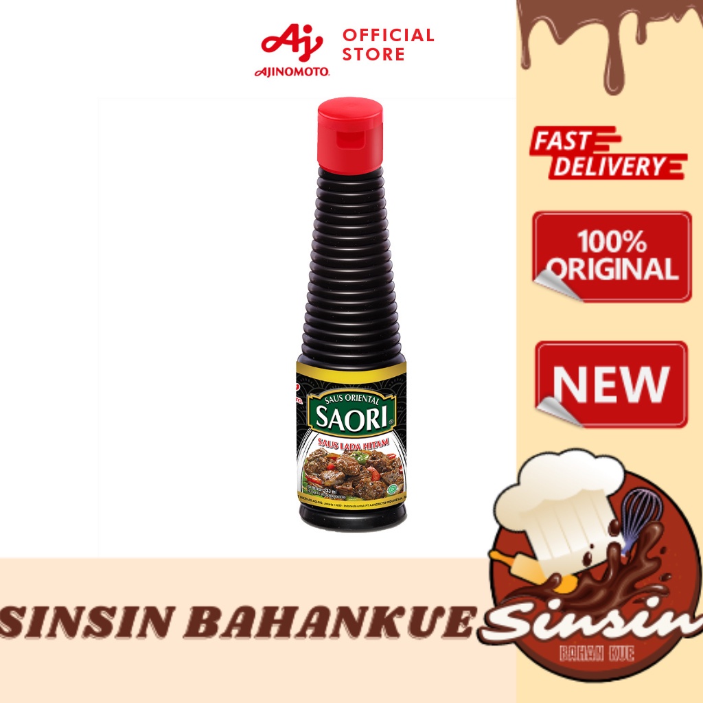 

SAORI® Saus Oriental Lada hitam Blackpepper Botol 133 ml